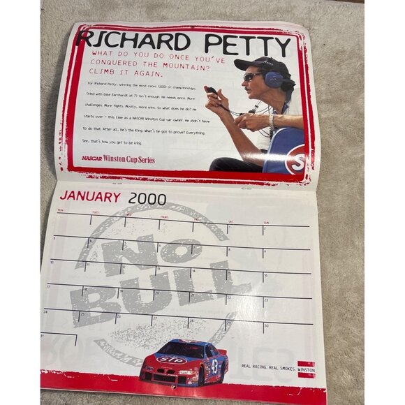 1999-2000 NASCAR Winston Cup Series Calendar Featuring Winston Ad Campaign - Picture 4 of 7